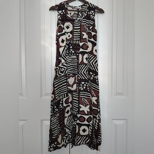 Vintage Mango Moon Hawaiian Dress